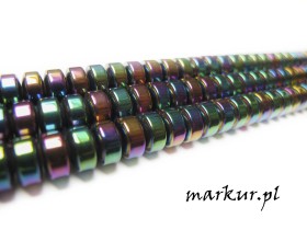 Obrazek dla: Hematyt mix kolorów oponka 5/8 mm sznur