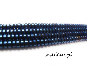 Hematyt kolor niebieski oponka 2/3 mm sznur