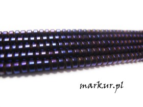 Hematyt kolor fioletowy oponka 2/3 mm sznur