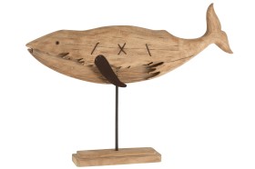 Obrazek dla: Rorqual Figura z drewna Paulowni  67/56/10,5 CM