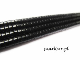 Onyks czarny talarek 2/4 mm sznur