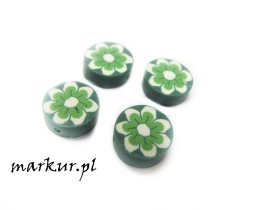 Obrazek dla: Koraliki fimo 0017 moneta 12 mm opakowanie/4 sztuki