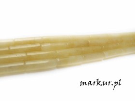 Obrazek 2 dla: Jadeit żółty pałeczka 4/13 mm sznur