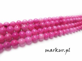 Howlit różowy kula  4 mm sznur