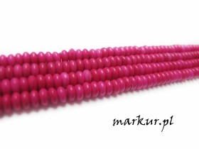 Howlit różowy oponka 2/4 mm sznur