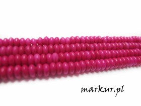 Howlit różowy oponka 2/4 mm sznur