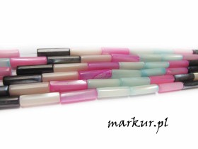 Macica perłowa kolorowa pałeczka 4/13 mm sznur