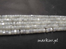 Macica perłowa biała talarek 2/4 mm sznur