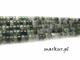 Agat mszysty talarek 2/4 mm sznur