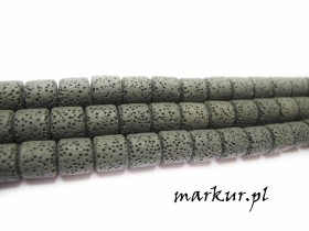 Lawa wulkaniczna khaki wałek 8/9 mm sznur