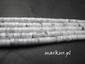 Obrazek 2 dla: Howlit biały talarek 2/4 mm sznur