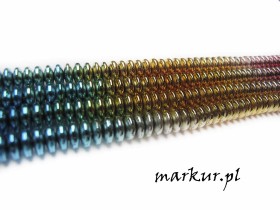 Hematyt cieniowany mix kolorów oponka 2/4 mm sznur