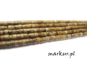 Obrazek dla: Jaspis krajobrazowy talarek 2/3 mm sznur