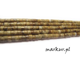 Obrazek 2 dla: Jaspis krajobrazowy talarek 2/3 mm sznur