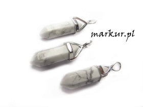 Obrazek dla: Howlit biały zawieszka 6/23 mm