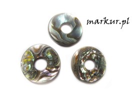 Obrazek dla: Muszla abalone zawieszka donut 20 mm