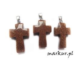 Obrazek dla: Piasek pustyni krzyż zawieszka 22/32 mm