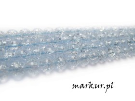Obrazek dla: Kwarc lodowy błękitny kula  8 mm sznur