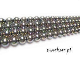 Obrazek dla: Hematyt kolor tęczowy kula  6 mm sznur