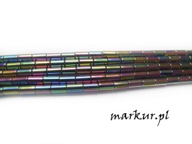 Obrazek dla: Hematyt mix kolorów pałeczka 2/4 mm sznur