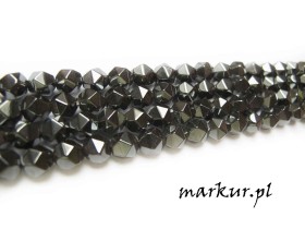 Obrazek dla: Hematyt fasetka nugaty  4 mm sznur