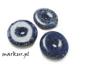 Obrazek dla: Jaspis impresja granatowy zawieszka 30 mm