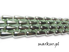 Obrazek 2 dla: Hematyt kolor pistacjowy łezka 8/16 mm sznur