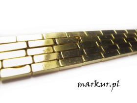 Obrazek 2 dla: Hematyt kolor złoty jasny słupki 4/13 mm sznur