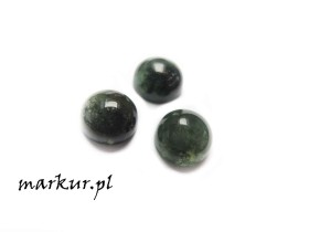Obrazek dla: Agat mszysty kaboszon moneta  8 mm 