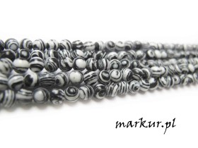 Obrazek 2 dla: Koraliki ozdobne 006 kula  4 mm sznur